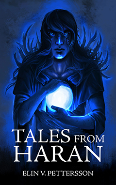 Book cover for Tales from Haran, a high fantasy flash fiction compilation.